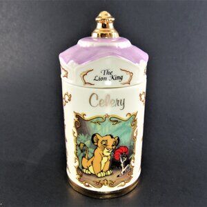 Lenox 1995 Disney THE LION KING Spice Jar Collection CELERY W1-3)